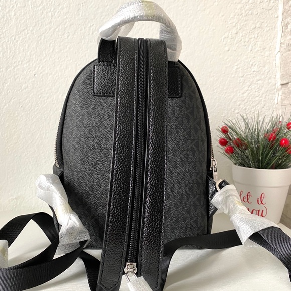 Michael Kors Erin Mini Backpack Black - Picture 3 of 8